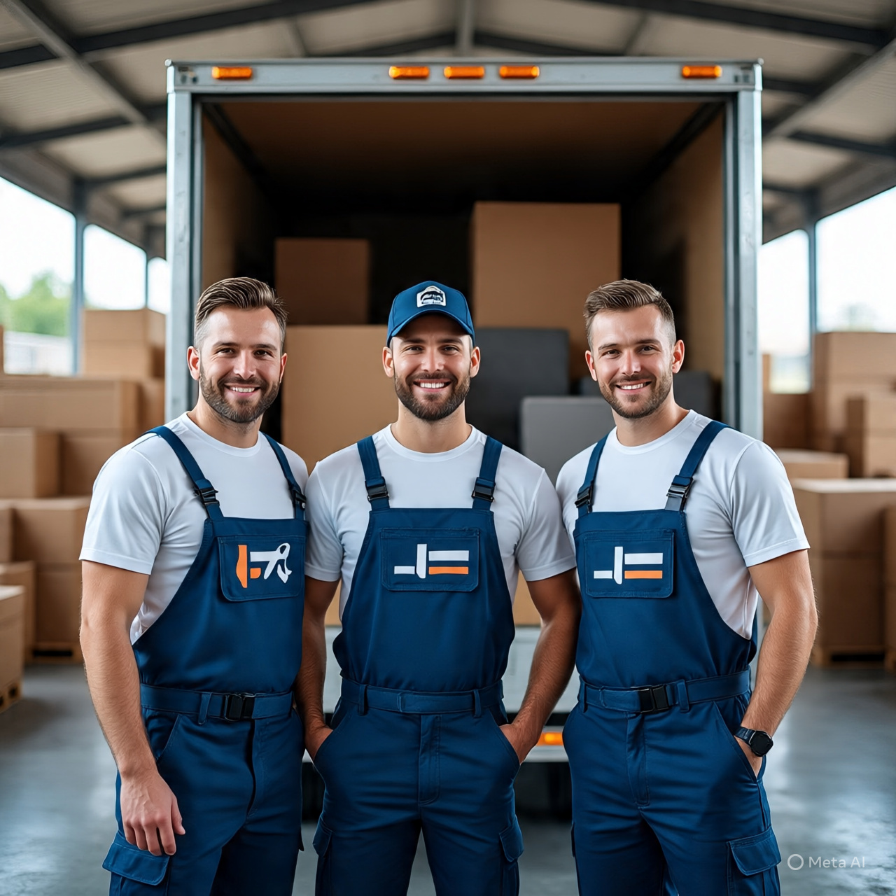 Professional furniture and appliance delivery team in Dubai