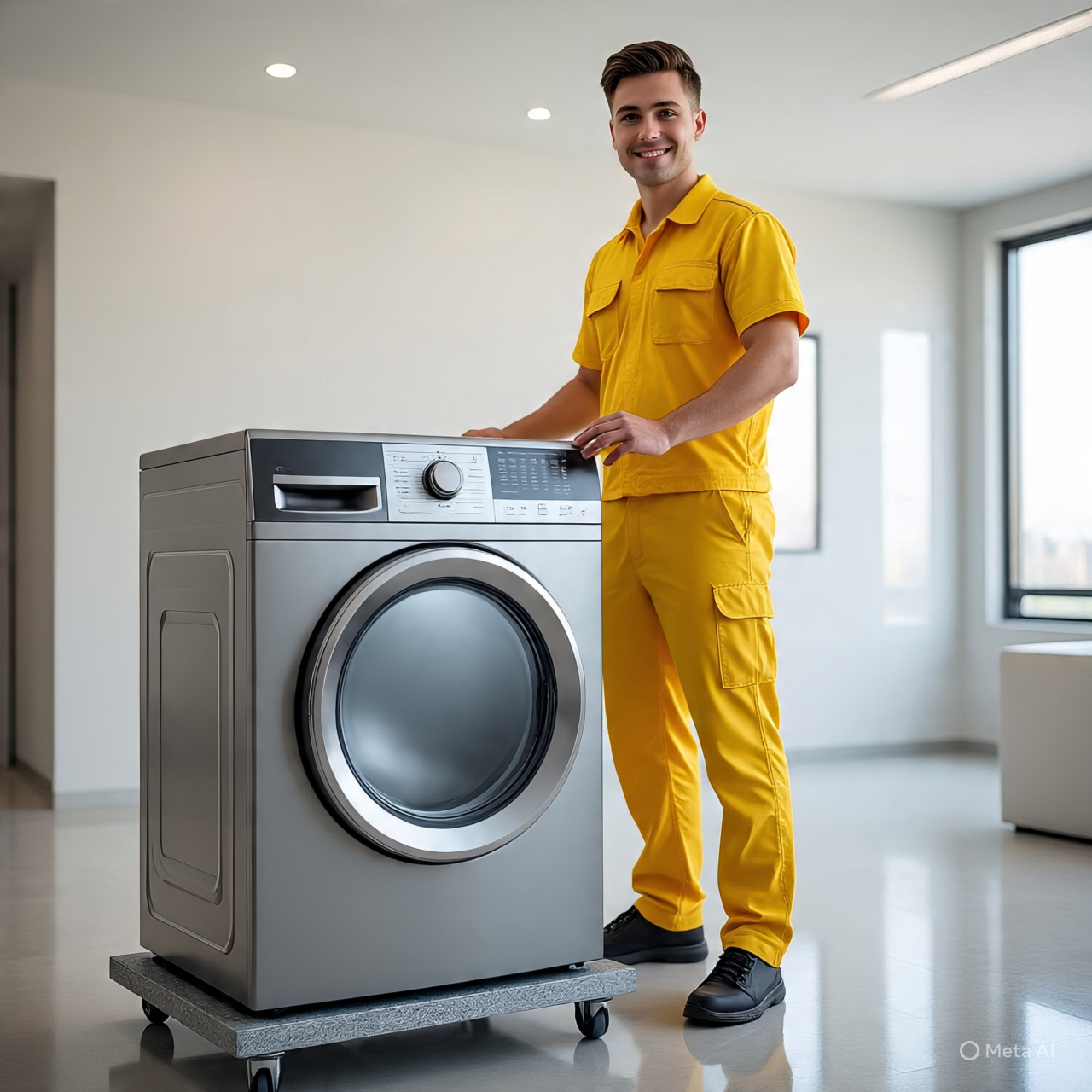 Professional washing machine pickup and delivery service